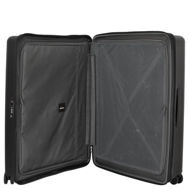 Echolac Forza - 4 Rollen - Trolley L 75 cm erw. (schwarz) - Markenkoffer