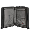 Echolac Ultima PowerZip - 4 - Rollen - Kabinentrolley 55 cm erw. (dark chocolate) - Markenkoffer