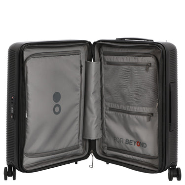 Echolac Ultima PowerZip - 4 - Rollen - Kabinentrolley 55 cm erw. (dark chocolate) - Markenkoffer