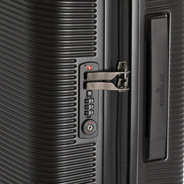 Echolac Ultima PowerZip - 4 - Rollen - Kabinentrolley 55 cm erw. (dark chocolate) - Markenkoffer