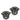 Vaude Zubehör - Ersatzrollen 2er Set (black, Turin,Sapporo II, Rotuma, Tuvana, CityTravel)