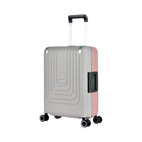 Eminent VERTICA - 4 - Rollen - Kabinentrolley 55 cm (grau/rosa) - Markenkoffer