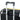 Eminent VERTICA - 4 - Rollen - Kabinentrolley 55 cm (schwarz/gelb) - Markenkoffer