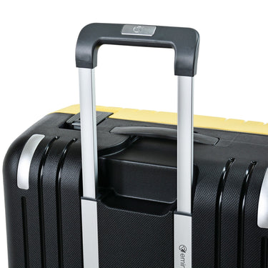 Eminent VERTICA - 4 - Rollen - Kabinentrolley 55 cm (schwarz/gelb) - Markenkoffer