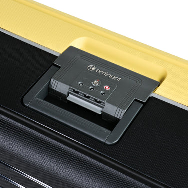 Eminent VERTICA - 4 - Rollen - Trolley 76 cm (schwarz/gelb) - Markenkoffer