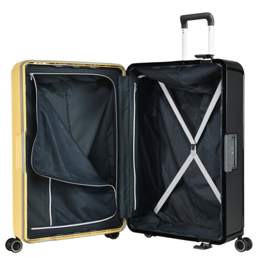 Eminent VERTICA - 4 - Rollen - Trolley 76 cm (schwarz/gelb) - Markenkoffer