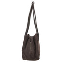 Les Visionnaires Sophie Grande Cozy Scarf - Schultertasche 42 cm (dark brown) - Ansicht 3