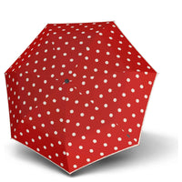 Knirps T.020 Small Manual - Taschenschirm Regenschirm (dot art red)