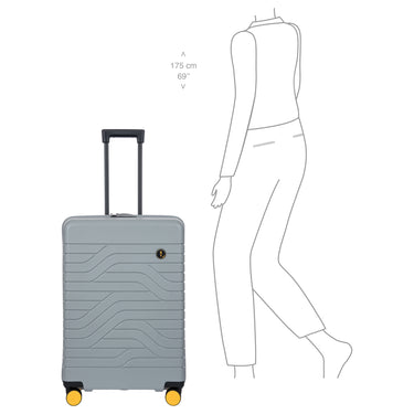 Brics BY Ulisse - 4-Rollen-Trolley 71 cm erw. (grau) - Ansicht 8