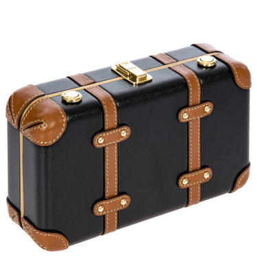 Brics Bellagio - Umhängetasche 20 cm recycelt (black/tan) - Markenkoffer