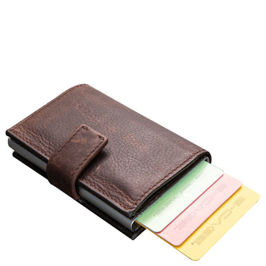 Strellson Camden C-Three E-Cage - Kreditkartenetui 6cc 10 cm (darkbrown) - Ansicht 7