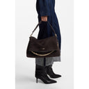 BOSS Women Yelena Shoulder Bag - Schultertasche 38 cm (dark brown)