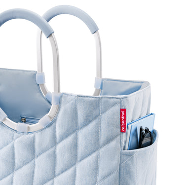 reisenthel shopping loopshopper L - Einkaufstasche mit Bügel 46 cm (rhombus denim) - Ansicht 4