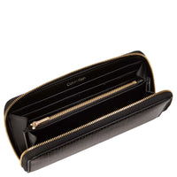 Calvin Klein Emblem AOP Long Zip - Geldbörse 4cc 19 cm (black aop)