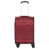 D&N Travel Line 9504 - 4-Rollen-Kabinentrolley S 55 cm (dark red)