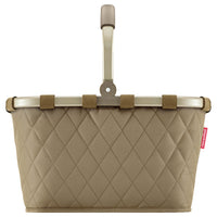 reisenthel carrybag - Einkaufskorb (frame rhombus olive)