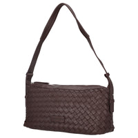 Les Visionnaires Marie Baguette Weave Silky - Schultertasche 38.5 cm (aubergine)