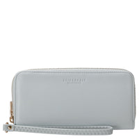 Seidenfelt Smilla - Damen- Geldbörse 19 cm (sea salt blue)