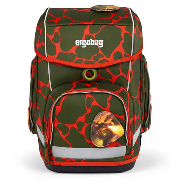Ergobag Cubo "Lumi" - School Backpack Set 5-Piece Model 2024 (FeuerspeiBär)