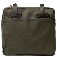 Filson Rugged Twill - Shopper mit Reißverschluss (otter green) - Ansicht 3
