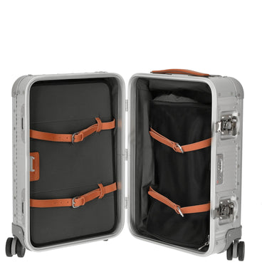 FPM Milano Bank aluminum Spinner 53 - 4 - Rollen - Kabinentrolley 53/25 cm (moonlight silver) - Markenkoffer