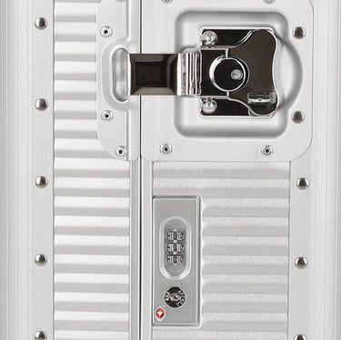 FPM Milano Bank aluminum Spinner 53 - 4 - Rollen - Kabinentrolley 53/25 cm (moonlight silver) - Markenkoffer