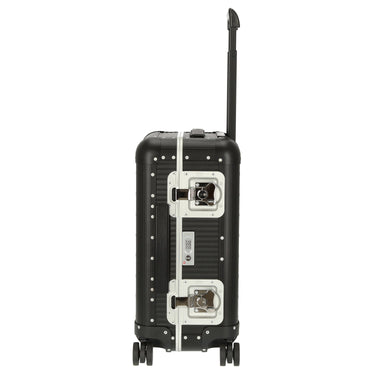 FPM Milano Bank aluminum Spinner 55 M - 4 - Rollen - Kabinentrolley 55/25 cm (caviar black) - Markenkoffer