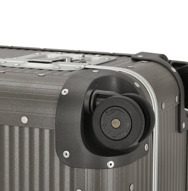 FPM Milano Bank aluminum Spinner 76 - 4 - Rollen - Trolley 75 cm (steel grey) - Markenkoffer