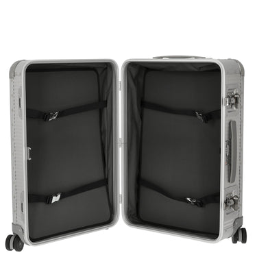 FPM Milano Bank S aluminum Spinner 68 - 4 - Rollen - Trolley 66 cm (moonlight silver) - Markenkoffer