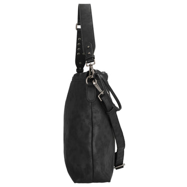 FREDsBRUDER Rebel At Heart Squeezy Hobo - Schultertasche 49 cm (black) - Ansicht 3
