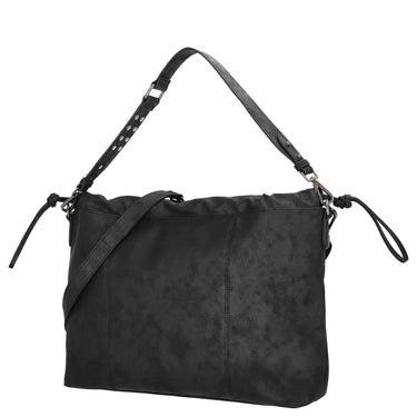 FREDsBRUDER Rebel At Heart Squeezy Hobo - Schultertasche 49 cm (black) - Ansicht 2