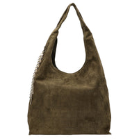 FREDsBRUDER Velvet Wild Hobo - Schultertasche 39 cm (khaki) - Markenkoffer