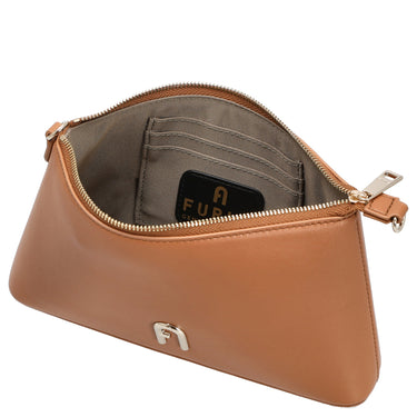 Furla Diamante Mini Crossbody - Umhängetasche 21 cm (brandy) - Markenkoffer