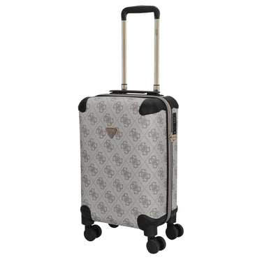 Guess Berta 18 IN - 4 - Rollen - Kabinentrolley 53 cm (dark taupe logo) - Markenkoffer