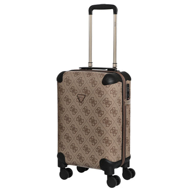 Guess Berta 18 IN - 4 - Rollen - Kabinentrolley 53 cm (latte logo/brown) - Markenkoffer
