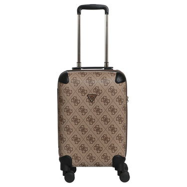 Guess Berta 18 IN - 4 - Rollen - Kabinentrolley 53 cm (latte logo/brown) - Markenkoffer
