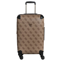 Guess Berta 22 IN - 4 - Rollen - Trolley 64 cm erw. (latte loggo/brown) - Markenkoffer
