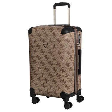 Guess Berta 22 IN - 4 - Rollen - Trolley 64 cm erw. (latte loggo/brown) - Markenkoffer