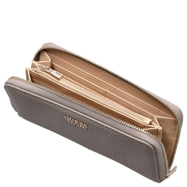 Guess Brenton SLG Large Zip Around - Geldbörse 12cc 20.5 cm (dark taupe) - Markenkoffer