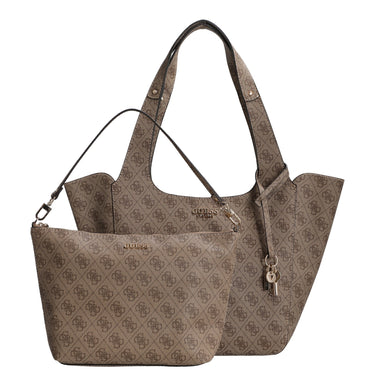 Guess Calista 2 in 1 Tote - Shopper 26 cm (latte logo) - Markenkoffer