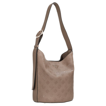 Guess Cresidia II - Beuteltasche (dark taupe logo) - Markenkoffer