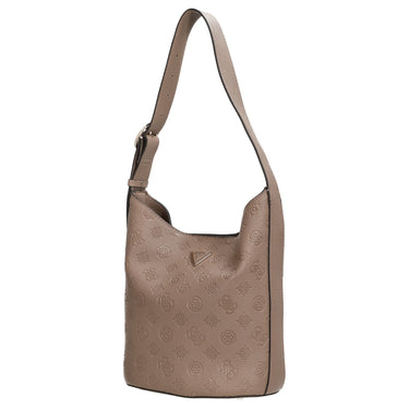Guess Cresidia II - Beuteltasche (dark taupe logo) - Markenkoffer