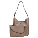 Guess Cresidia II - Beuteltasche (dark taupe logo) - Markenkoffer