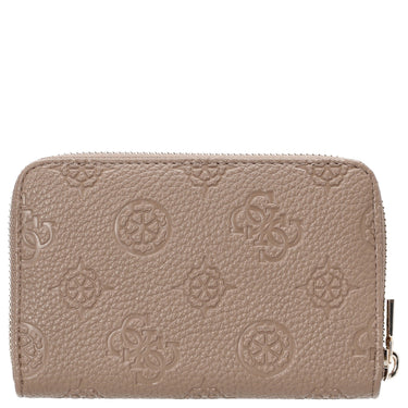 Guess Cresidia II SLG Med Zip Around - Geldbörse (dark taupe logo) - Markenkoffer