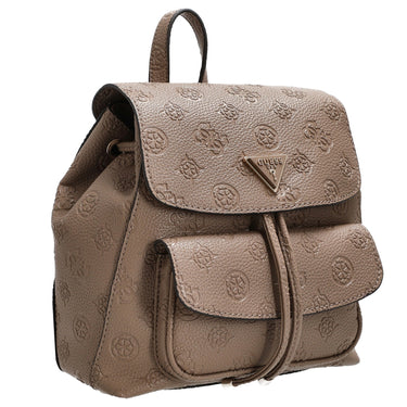 Guess Cresidia II SML - Rucksack (dark taupe logo) - Markenkoffer