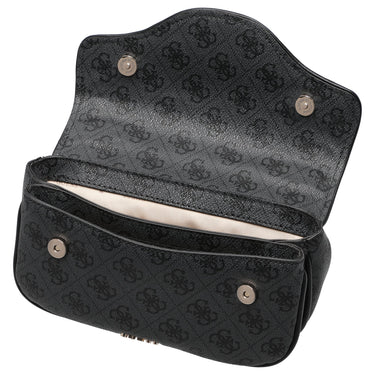 Guess Dea Flap - Umhängetasche (coal logo) - Markenkoffer