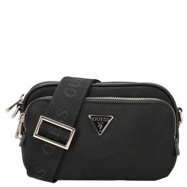 Guess Eco Gemma Crossbody - Umhängetasche 19.5 cm (black) - Markenkoffer