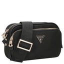 Guess Eco Gemma Crossbody - Umhängetasche 19.5 cm (black) - Markenkoffer
