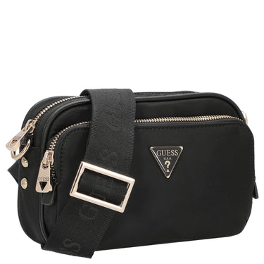 Guess Eco Gemma Crossbody - Umhängetasche 19.5 cm (black) - Markenkoffer