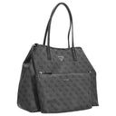 Guess Eco Victtoria - Shopper 2in1 L 40 cm (coal logo) - Markenkoffer